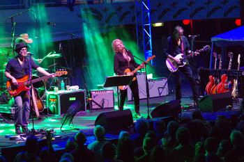 Lucinda Williams and her "boys"