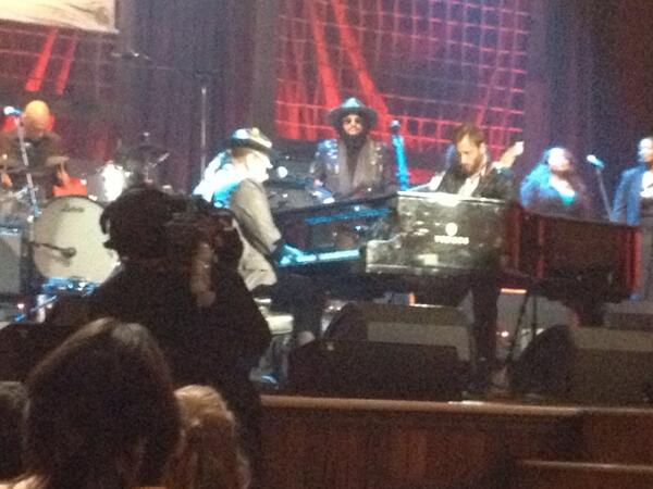 Dr. John and Dan Auerbach at the Americana Music Festival